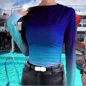 Gradient Caribbean Colored Tee.